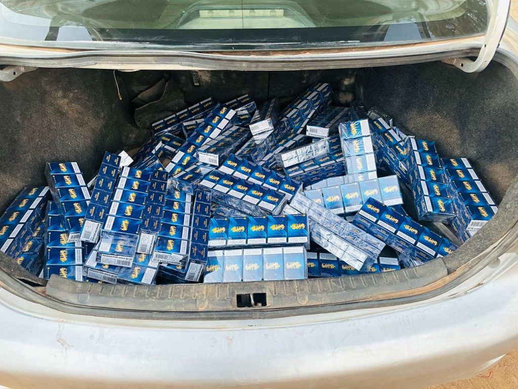 Two suspects nabbed for possession and transporting illicit cigarettes