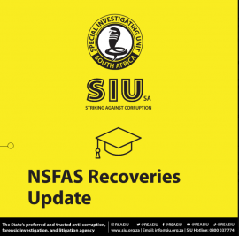 SIU to collect over R100 million from unqualified NSFAS beneficiaries
